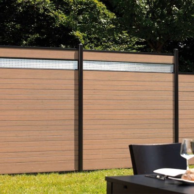 Outdoor Plastic Wood Composite Panel For Construction Engineered Wood Post Pvc Decoration Board Wpc Composite Garden Fence