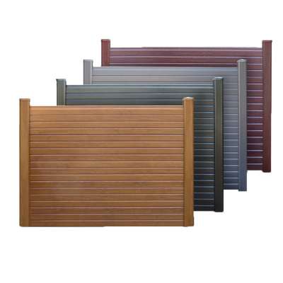 hot Sale Construction Eco-friendly decorative composite fencing weather resistant DIY wood plastic composite WPC  fencing