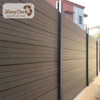 high quality plastic wpc garden fence semi-privacy fence