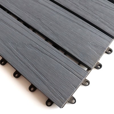 Modern Design DIY Wood Plastic Composite WPC Deck Tiles